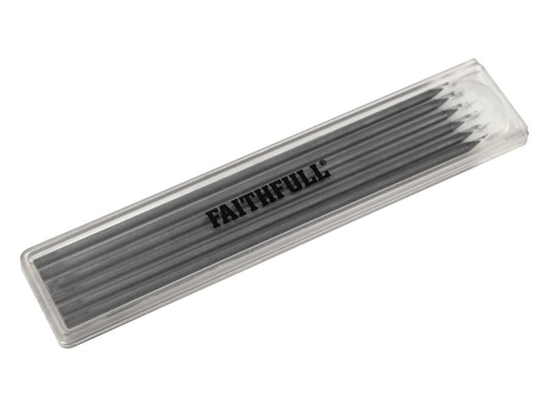 A marking tool with a hardened scribing tip or pencil lead, used for accurately marking cut lines on timber, metal, and masonry.