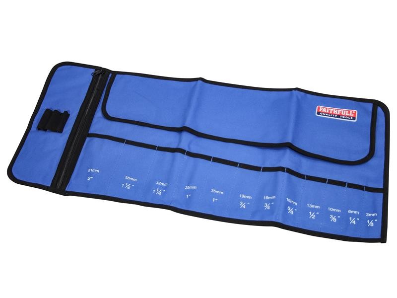 A hardened steel chisel with a bevelled cutting edge and a square-section body, for cutting stone, brick, or timber.