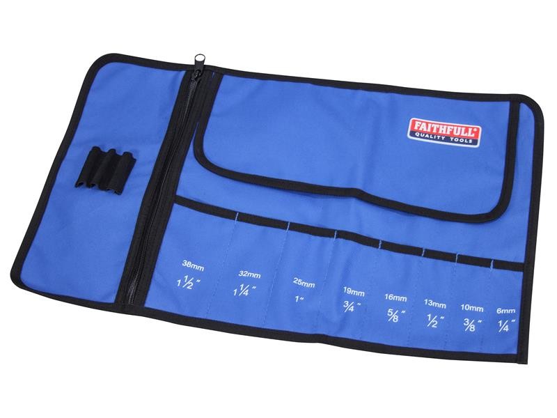 A hardened steel chisel with a bevelled cutting edge and a square-section body, for cutting stone, brick, or timber.