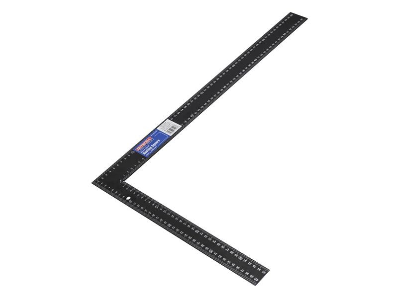A precision steel try square with a hardened blade and a machined stock, used for checking and marking right angles in woodworking and metalwork.