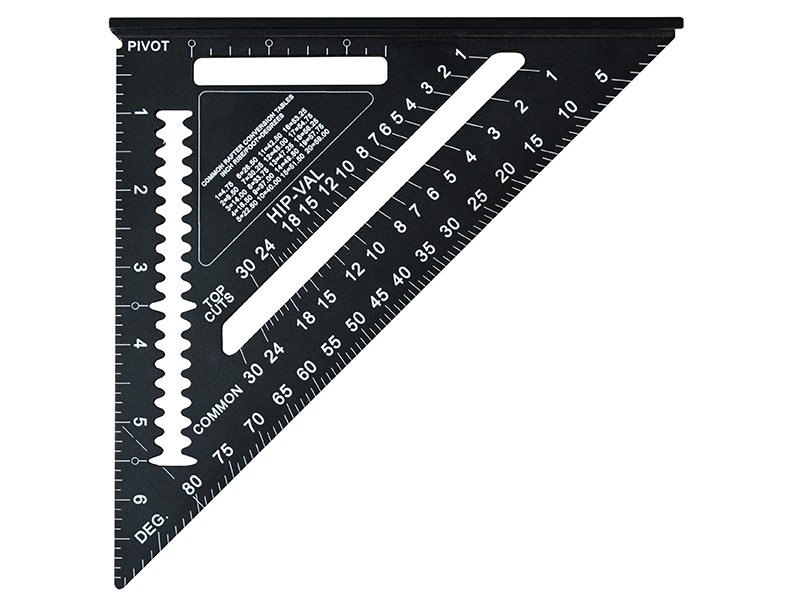 Faithfull FAICSQ7CNC Prestige Quick Square Black Aluminium 178mm (7in)