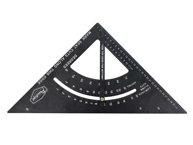 A precision steel try square with a hardened blade and a machined stock, used for checking and marking right angles in woodworking and metalwork.