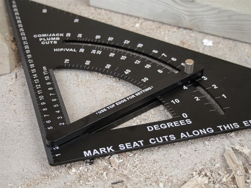 A precision steel try square with a hardened blade and a machined stock, used for checking and marking right angles in woodworking and metalwork.