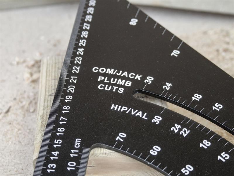 A precision steel try square with a hardened blade and a machined stock, used for checking and marking right angles in woodworking and metalwork.
