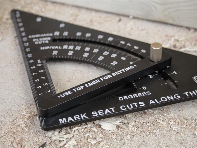 A precision steel try square with a hardened blade and a machined stock, used for checking and marking right angles in woodworking and metalwork.