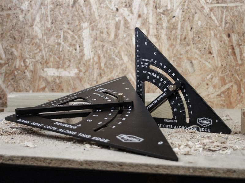 A precision steel try square with a hardened blade and a machined stock, used for checking and marking right angles in woodworking and metalwork.