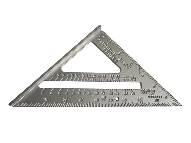 A precision steel try square with a hardened blade and a machined stock, used for checking and marking right angles in woodworking and metalwork.