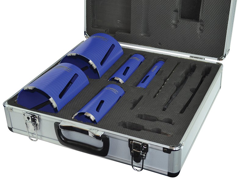 A Faithfull cordless drill driver with a keyless chuck and variable-speed trigger, for drilling and screw driving.