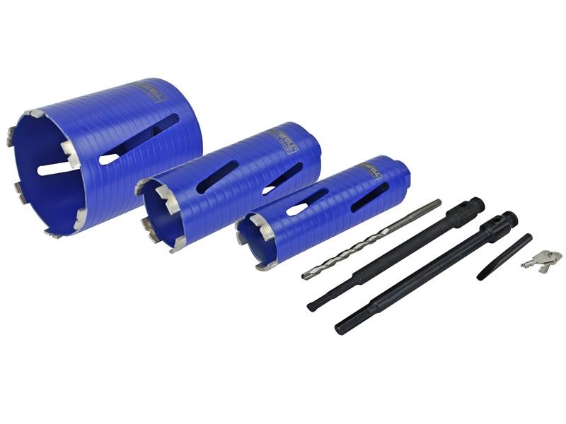 A Faithfull cordless drill driver with a keyless chuck and variable-speed trigger, for drilling and screw driving.