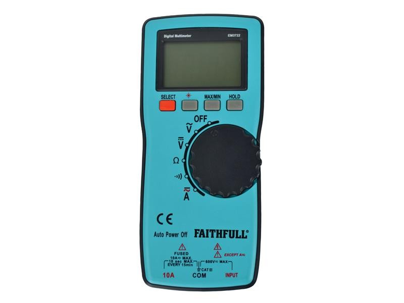 Photo of Faithfull FAIDETAUTO Auto-Range Digital MultIMeter