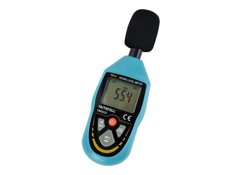 A Faithfull  spirit level with an extruded aluminium body and accurate vials, for checking horizontal and vertical alignment.