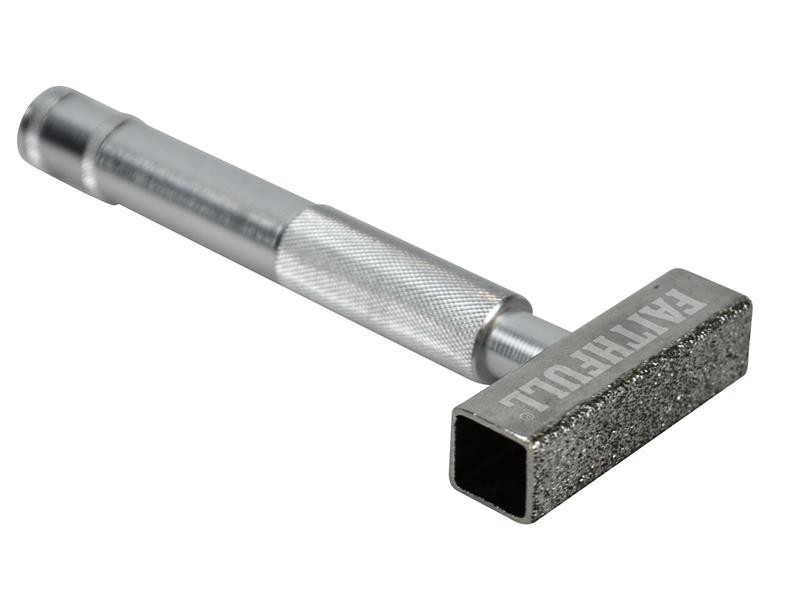 A Faithfull hand tool with a metal working end and an ergonomic handle, designed for general construction and maintenance tasks.