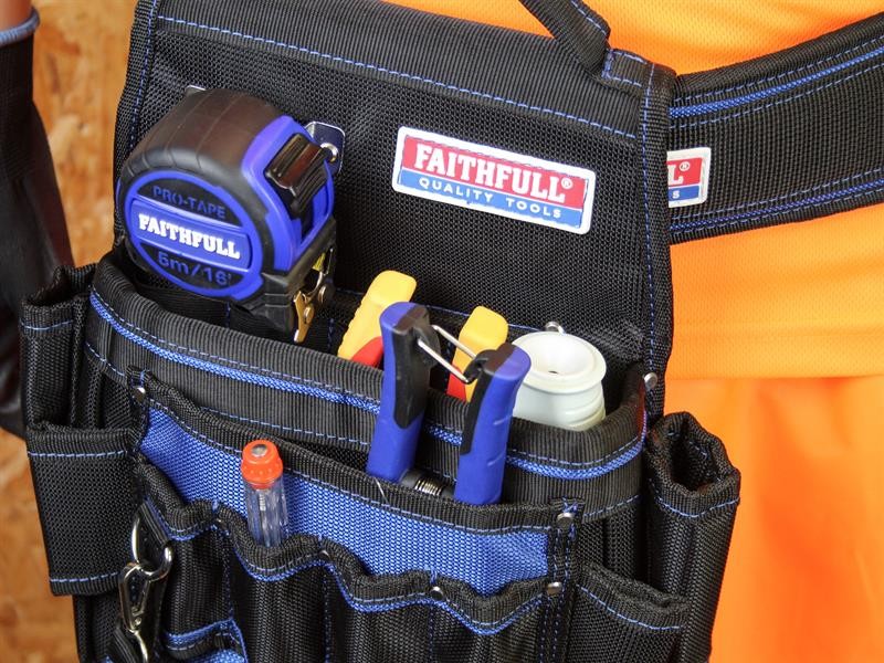 A Faithfull hand tool with a metal working end and an ergonomic handle, designed for general construction and maintenance tasks.