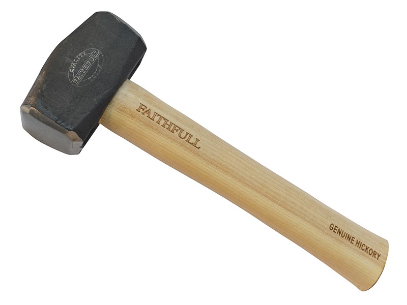 Faithfull FAIHC212C Club Hammer Contractor's Hickory Handle 1.13kg (2.1/2 lb)