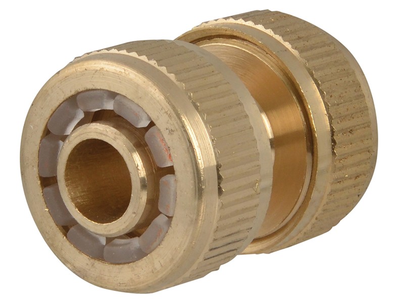 Faithfull FAIHOSEMEND Brass Hose Mender 12.5mm (1/2in)