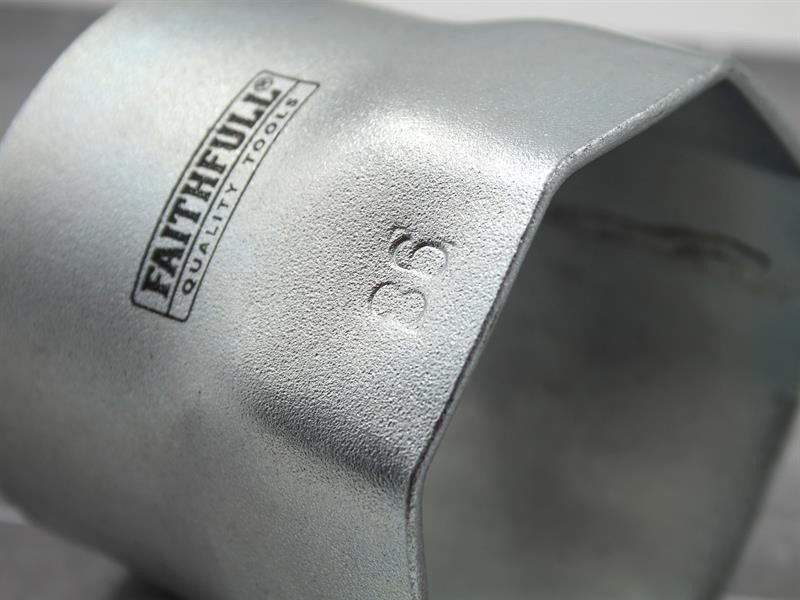 A Faithfull spanner or wrench in chrome vanadium steel, for tightening and loosening nuts and bolts.
