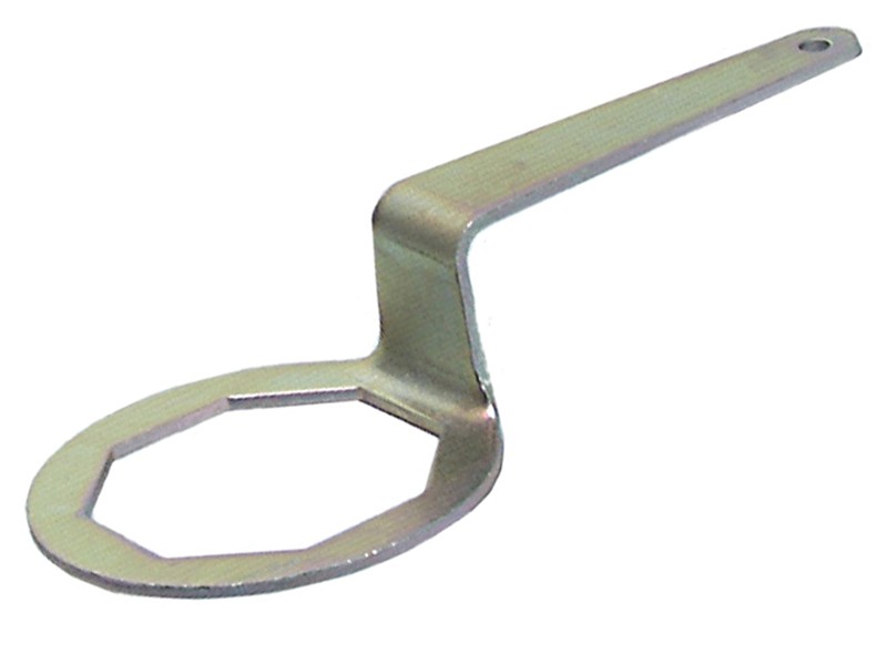 A Faithfull spanner or wrench in chrome vanadium steel, for tightening and loosening nuts and bolts.