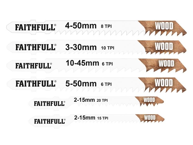 A Faithfull cordless jigsaw with orbital action and a variable-speed trigger, for cutting curves and internal shapes.