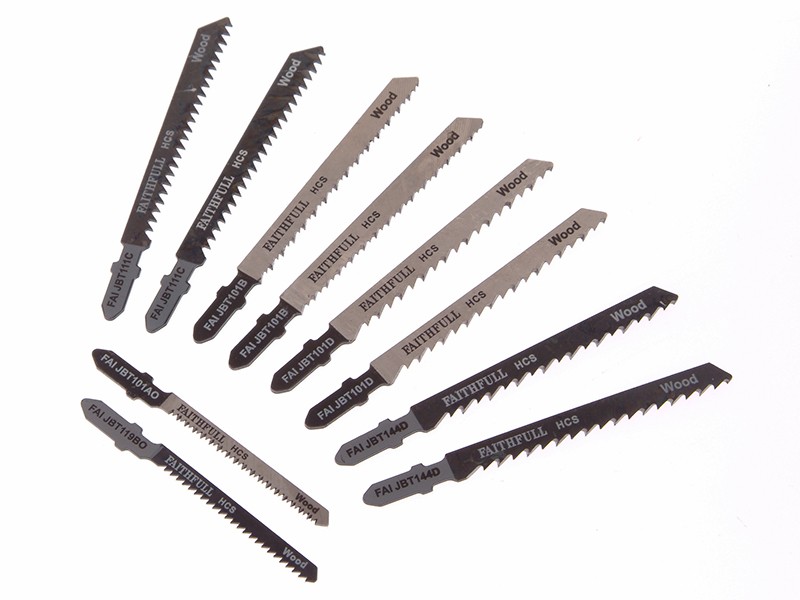 A Faithfull cordless jigsaw with orbital action and a variable-speed trigger, for cutting curves and internal shapes.