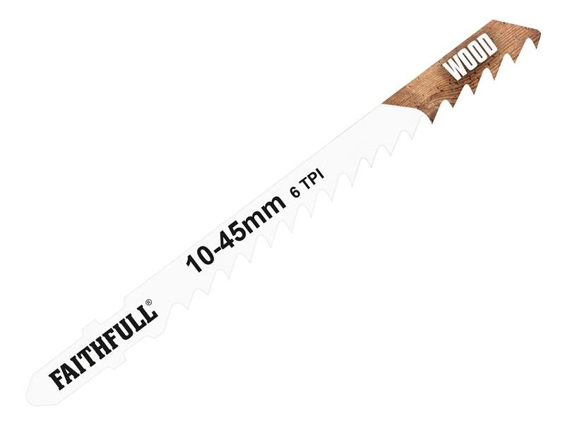 A Faithfull cordless jigsaw with orbital action and a variable-speed trigger, for cutting curves and internal shapes.