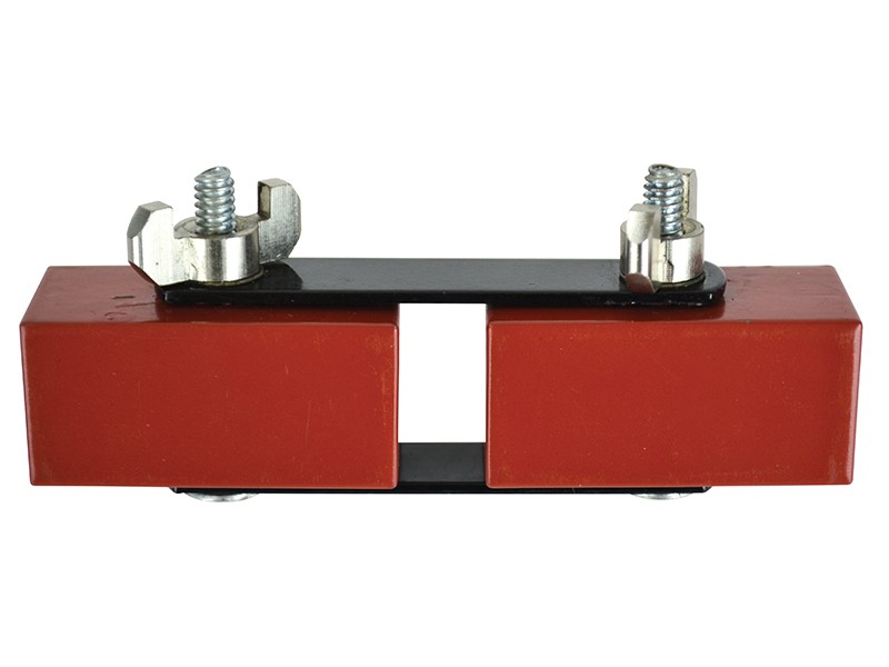 A Faithfull clamp with an adjustable jaw and a screw-tightening mechanism, for holding workpieces in position during cutting, drilling, or bonding.