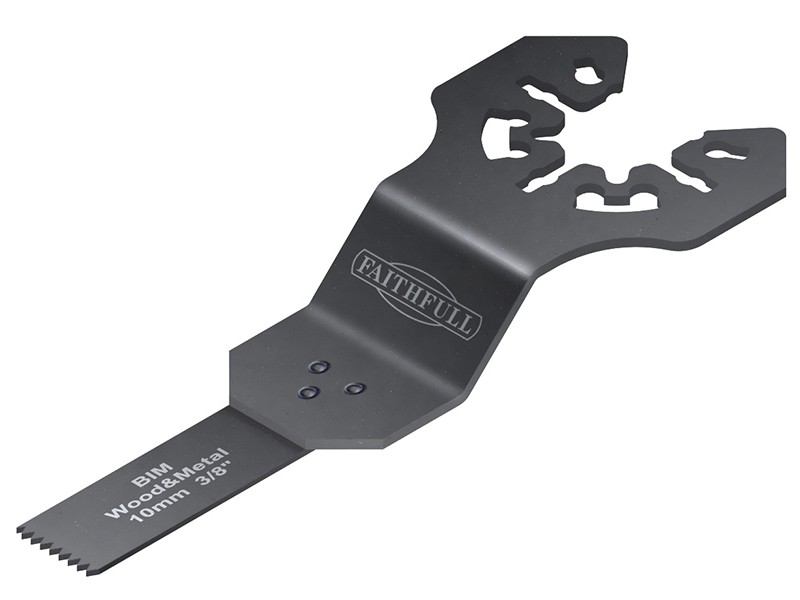 Faithfull FAIMFWM10 Multi-Functional Tool Flush Cut Wood/Bi-Metal Blade 10mm