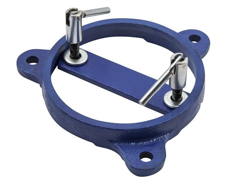 A Faithfull clamp with an adjustable jaw and a screw-tightening mechanism, for holding workpieces in position during cutting, drilling, or bonding.
