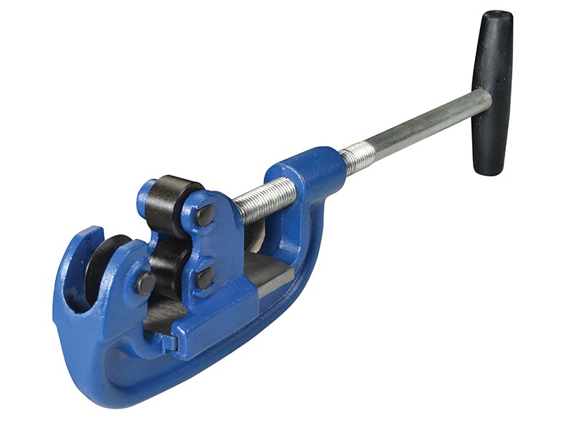 A cutting knife with a steel blade and an ergonomic handle, for general site and workshop use.