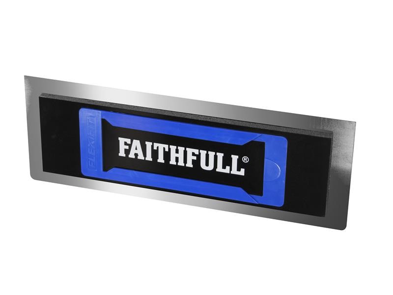 Faithfull FAIPFLEX14S Stainless Steel Flexifit Trowel with Foam 14in