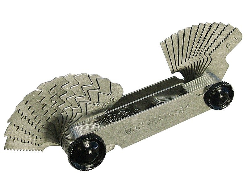 A steel screw with a threaded shaft and sharp point, for general-purpose fastening applications.