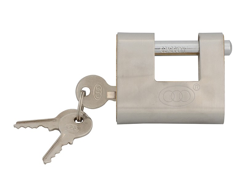 Faithfull FAIPLB60SHUT Brass Shutter Padlock 60mm