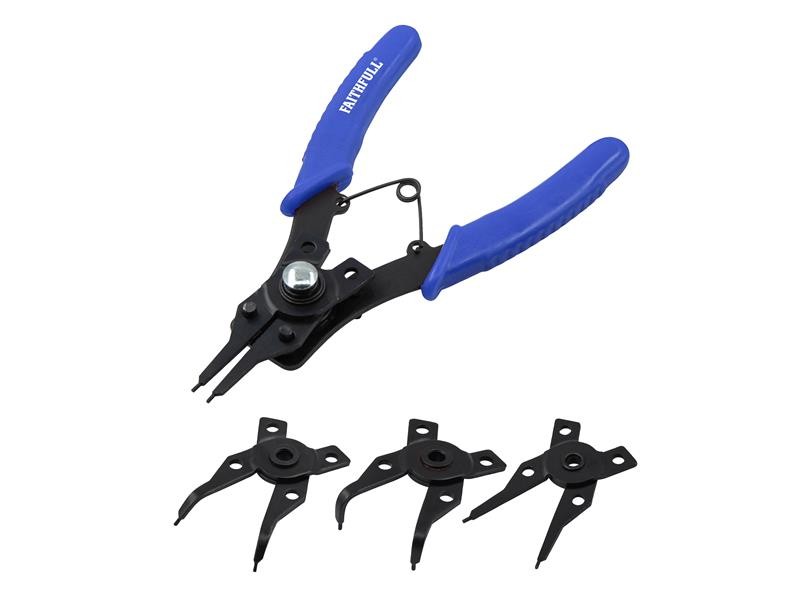 Faithfull FAIPLCIRSET Circlip Pliers Set, 5 Piece