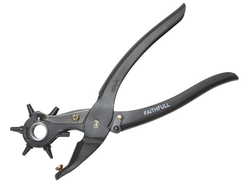 A pair of Faithfull pliers with hardened steel jaws and insulated handles, for gripping and bending work.