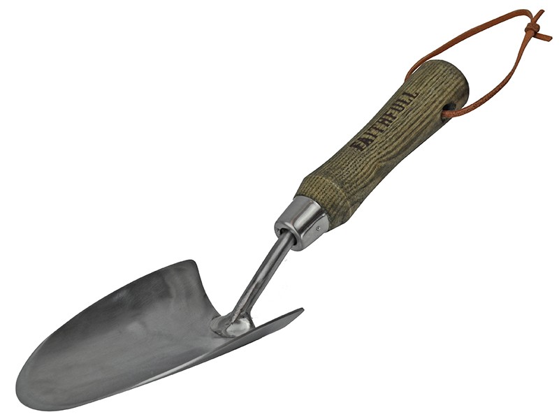 Faithfull FAIPRESHTSS Prestige Stainless Steel Hand Trowel Ash Handle