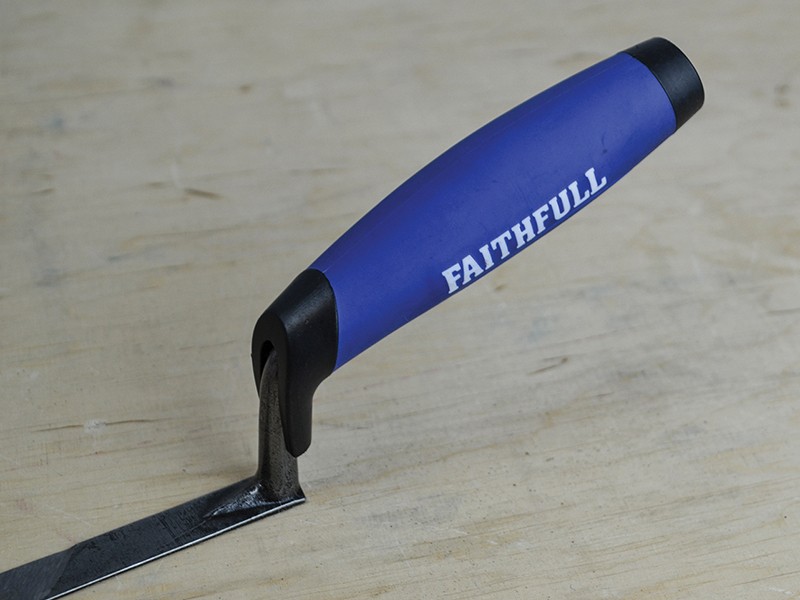 A Faithfull hand tool with a metal working end and an ergonomic handle, designed for general construction and maintenance tasks.