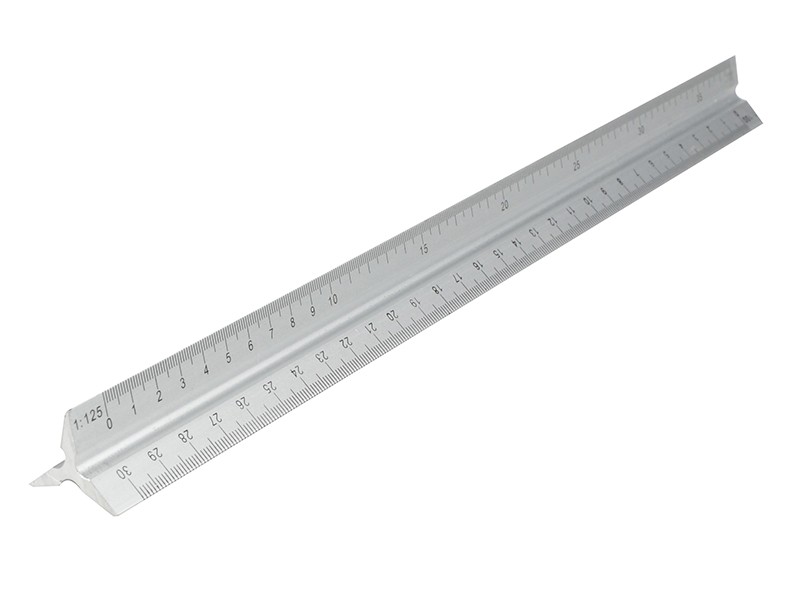 A Faithfull measuring rule with clear graduated markings, for accurate layout and measurement work.