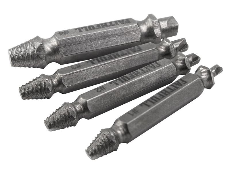 A steel screw with a threaded shaft and sharp point, for general-purpose fastening applications.