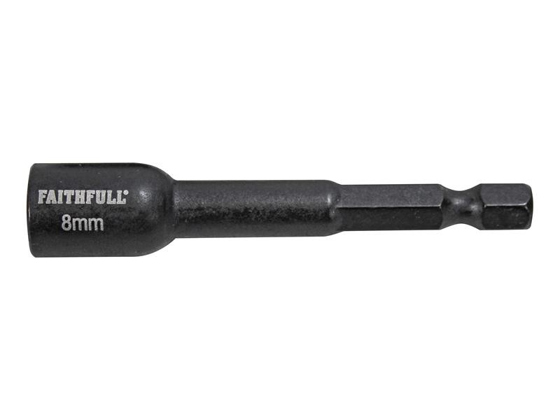 A steel hex nut with an internally threaded profile, for use with a matching bolt or threaded rod.