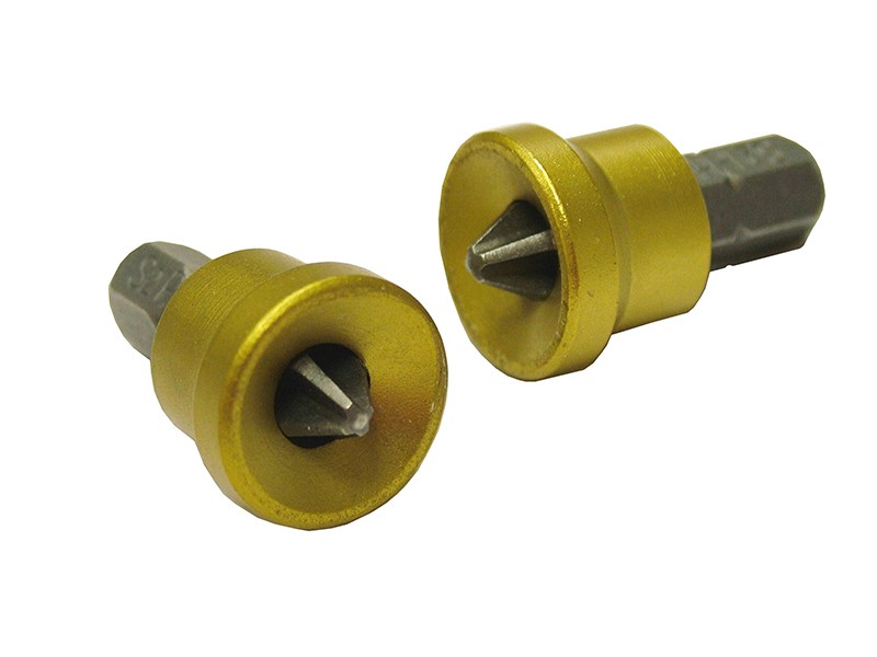 Faithfull FAISBPH2DW Drywall Screwdriver Adaptor + PH2 Bits (2)