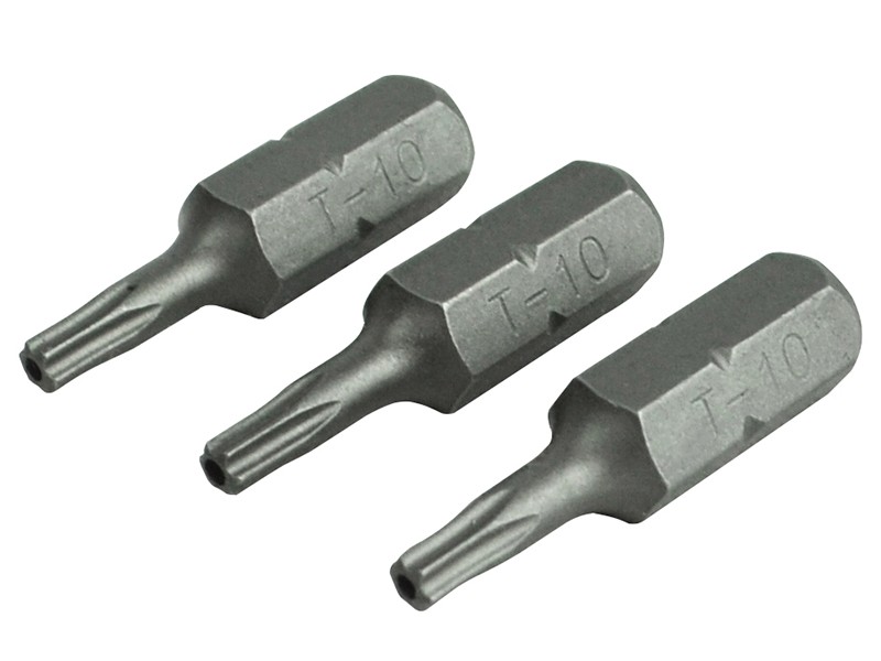 A Faithfull multi-tip screwdriver with a comfort-grip handle and a hardened steel tip, for general assembly and fastening work.