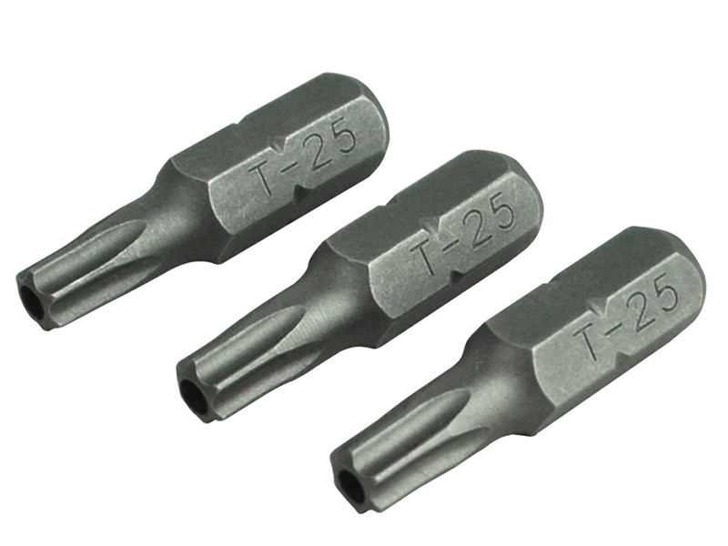 A Faithfull multi-tip screwdriver with a comfort-grip handle and a hardened steel tip, for general assembly and fastening work.