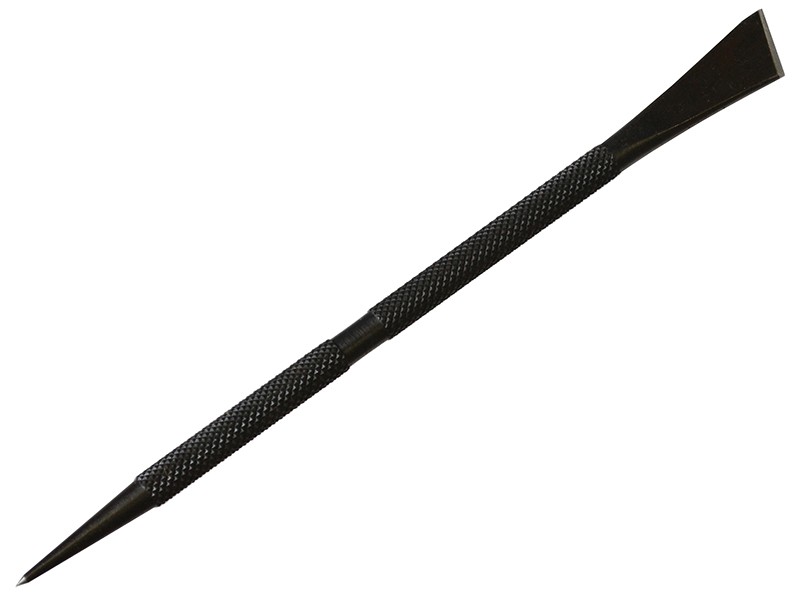 A cutting knife with a steel blade and an ergonomic handle, for general site and workshop use.