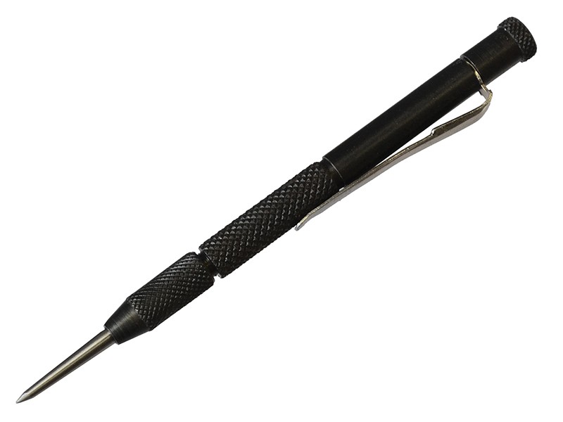 A marking tool with a hardened scribing tip or pencil lead, used for accurately marking cut lines on timber, metal, and masonry.