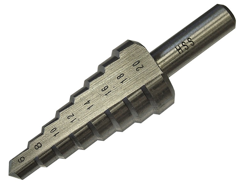 Faithfull FAISD620 HSS Step Drill Bit 6-20mm