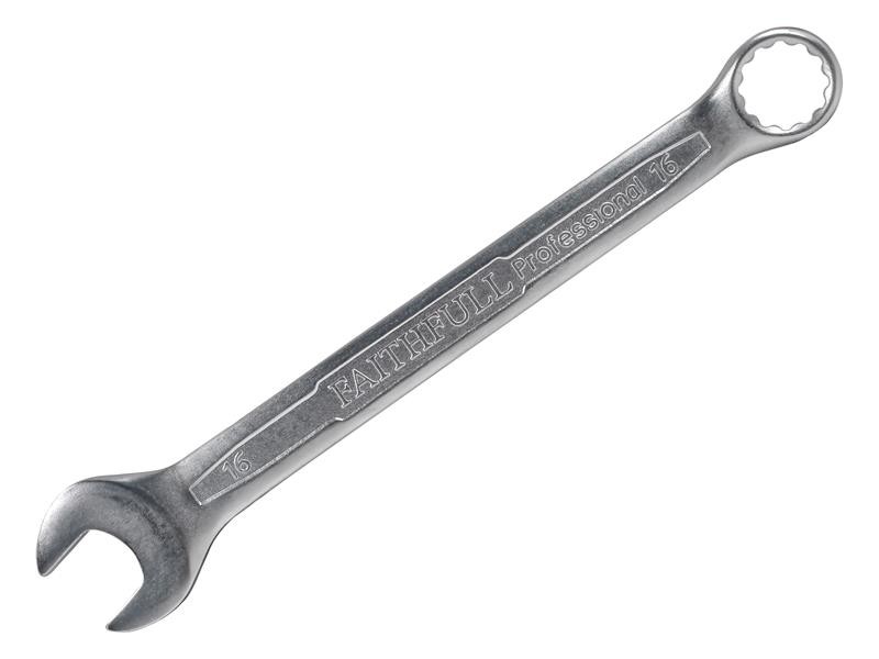 Faithfull FAISPAC16 Combination Spanner CV Satin Finish 16mm