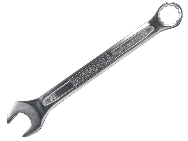 Faithfull FAISPAC22 Combination Spanner CV Satin Finish 22mm