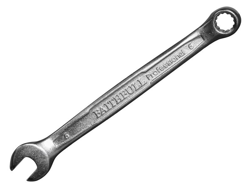 Faithfull FAISPAC6 Combination Spanner CV Satin Finish 6mm