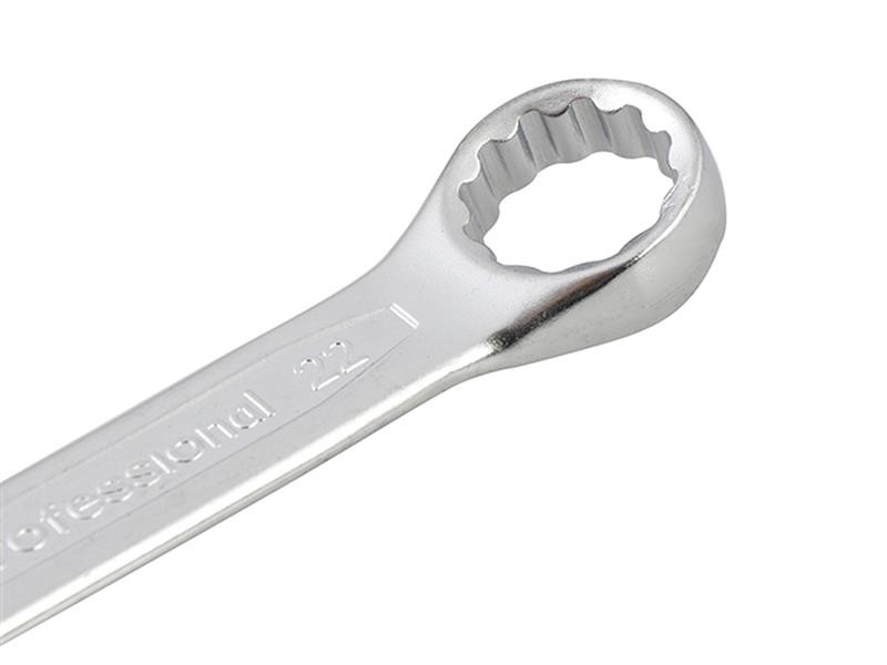 A Faithfull spanner or wrench in chrome vanadium steel, for tightening and loosening nuts and bolts.