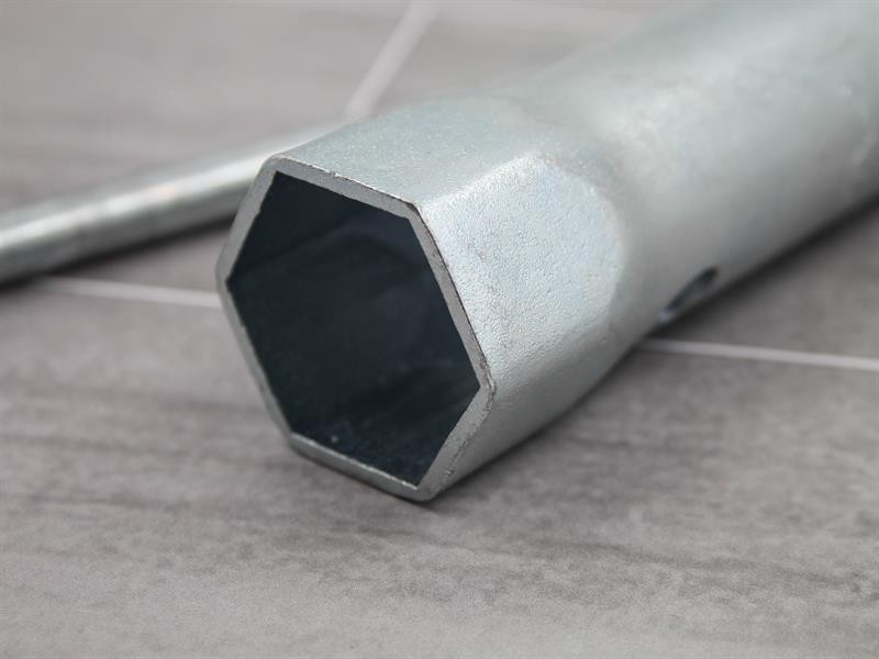 A Faithfull spanner or wrench in chrome vanadium steel, for tightening and loosening nuts and bolts.