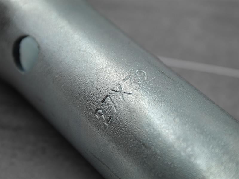 A Faithfull spanner or wrench in chrome vanadium steel, for tightening and loosening nuts and bolts.